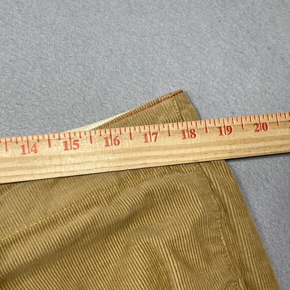 Ecko Unltd Pants Mens 36 Beige Flat Front Lightweight Straight Leg Corduroy NWOT - Picture 6 of 11